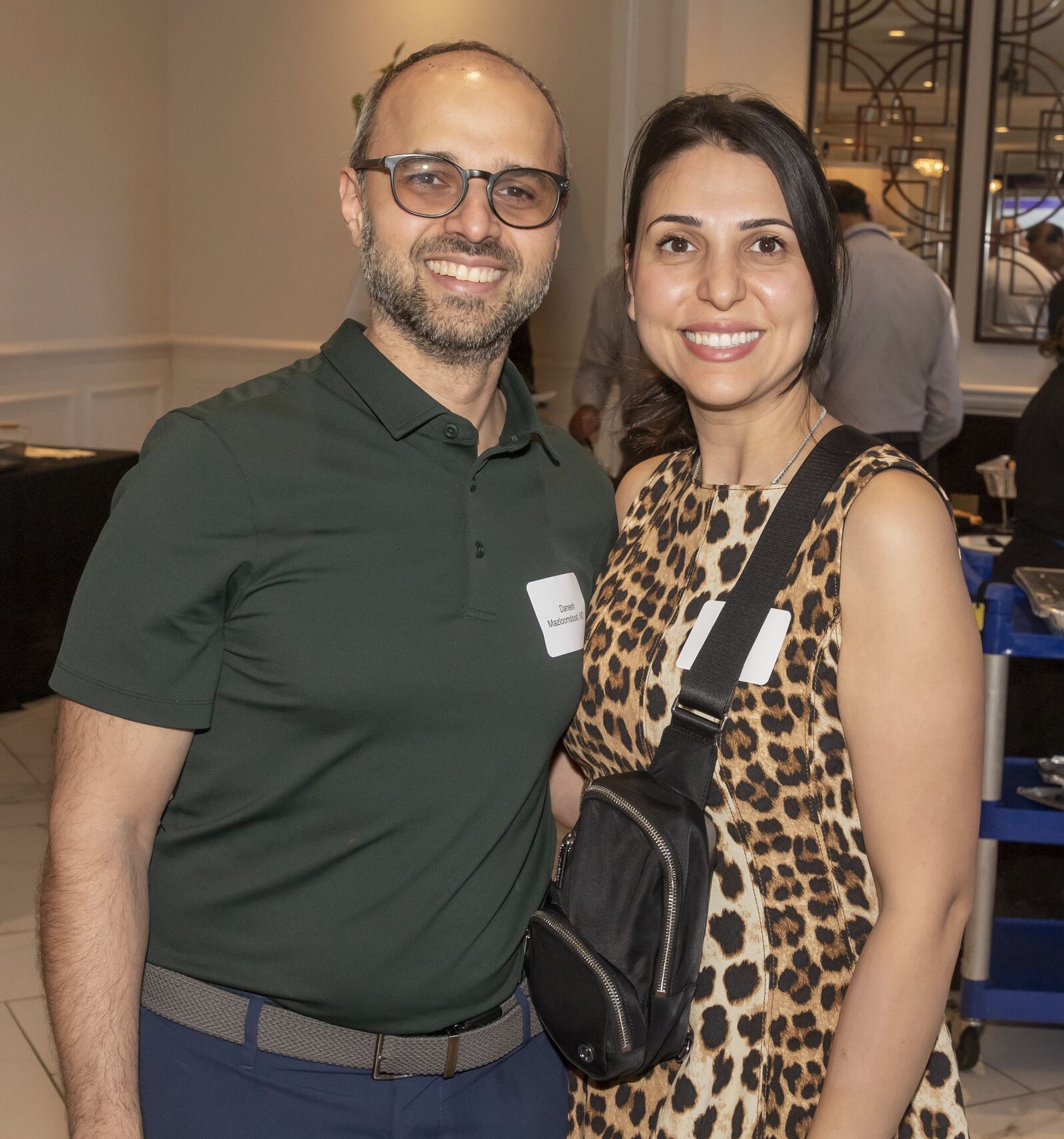 Danesh Mazloomdoost, MD, and wife Shadi at the LMS Healthy Living Symposium
