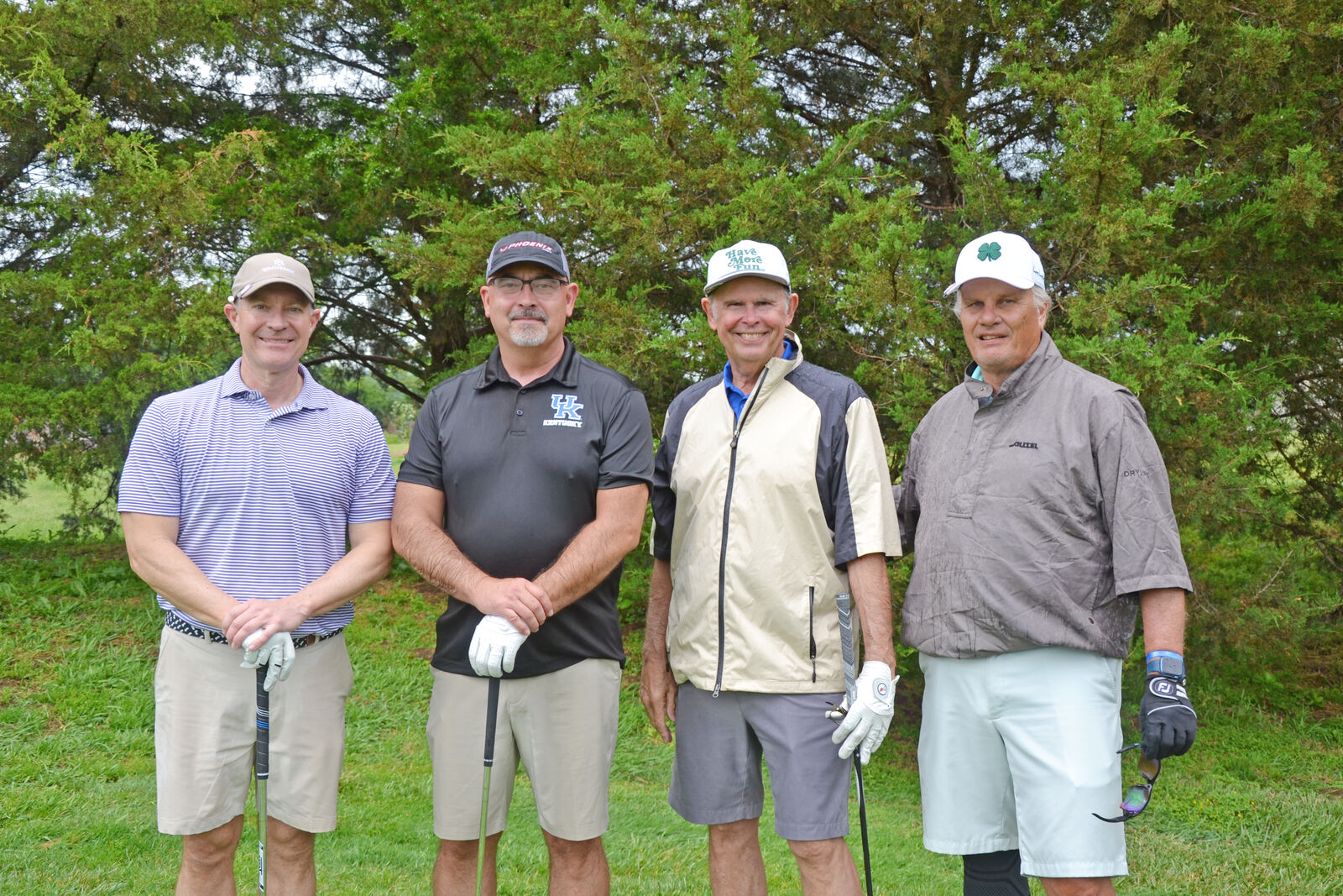 A team sponsored by Pro Assurance included Chad Madison, Sammy Brown, Tom Waid, MD, chair of the LMSF Golf Tournament, and Ron Evans.