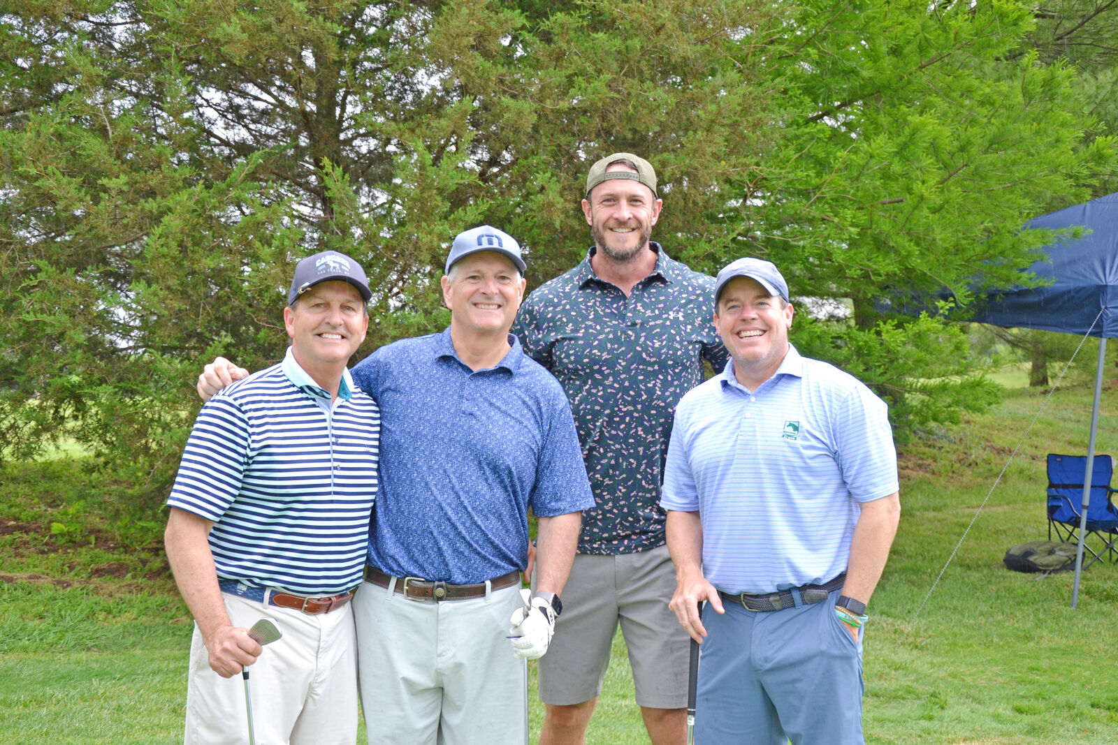 Sponsored by the Hughes Family Foundation were Tad Hughes, MD, John Sanders, MD, Scott Green, and Bryan Wehrman.