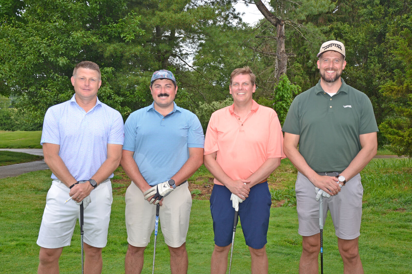 A Saint Joseph Medical Group team included James Wray, Blake Bishop, Kyle Shumrick, and Jason Hamrick.