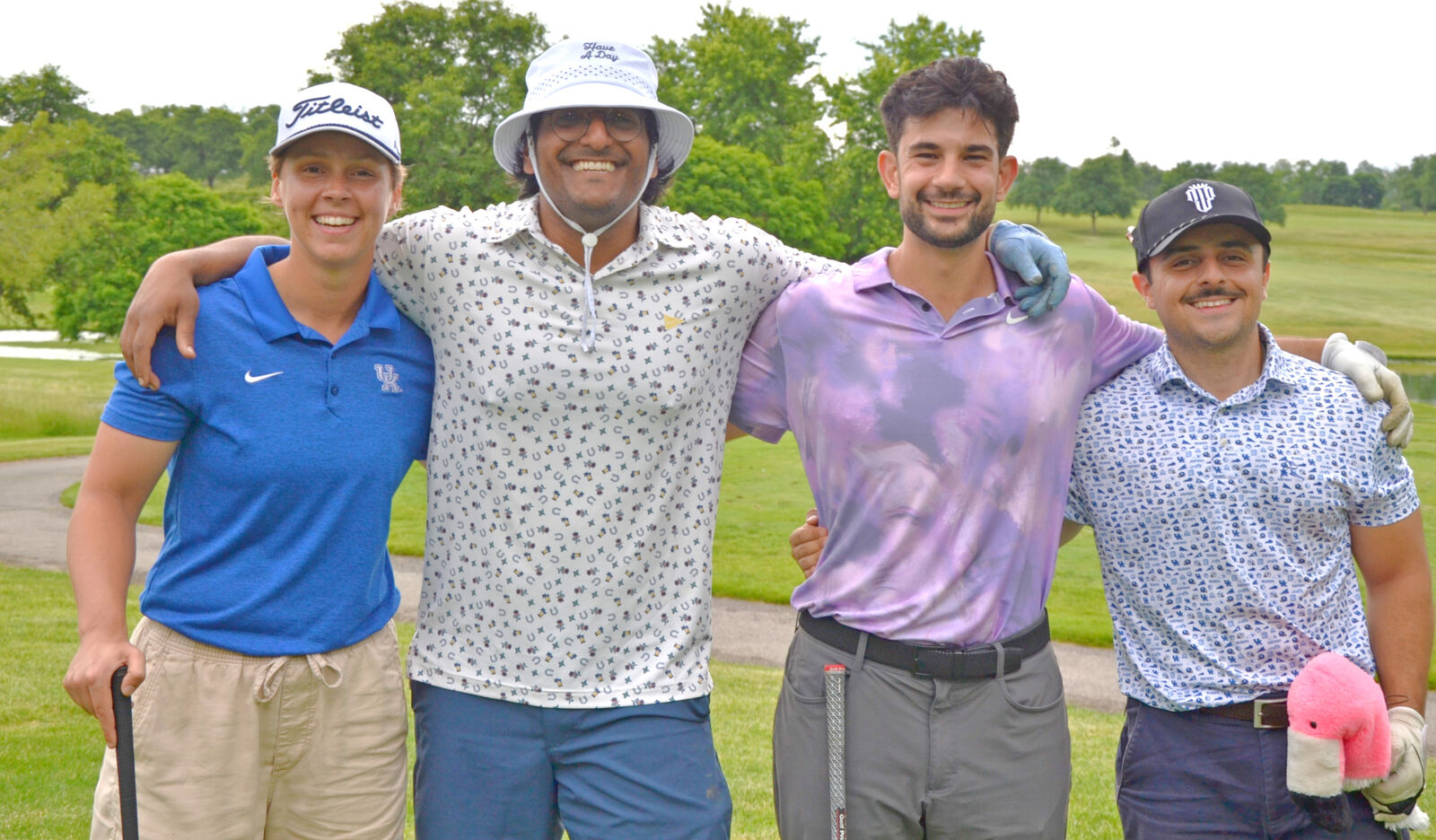 A team of recently graduated UK medical students included Dani Peterson, Neil Gupta, Yazan Alrefai, and Ahmad Hakoum.