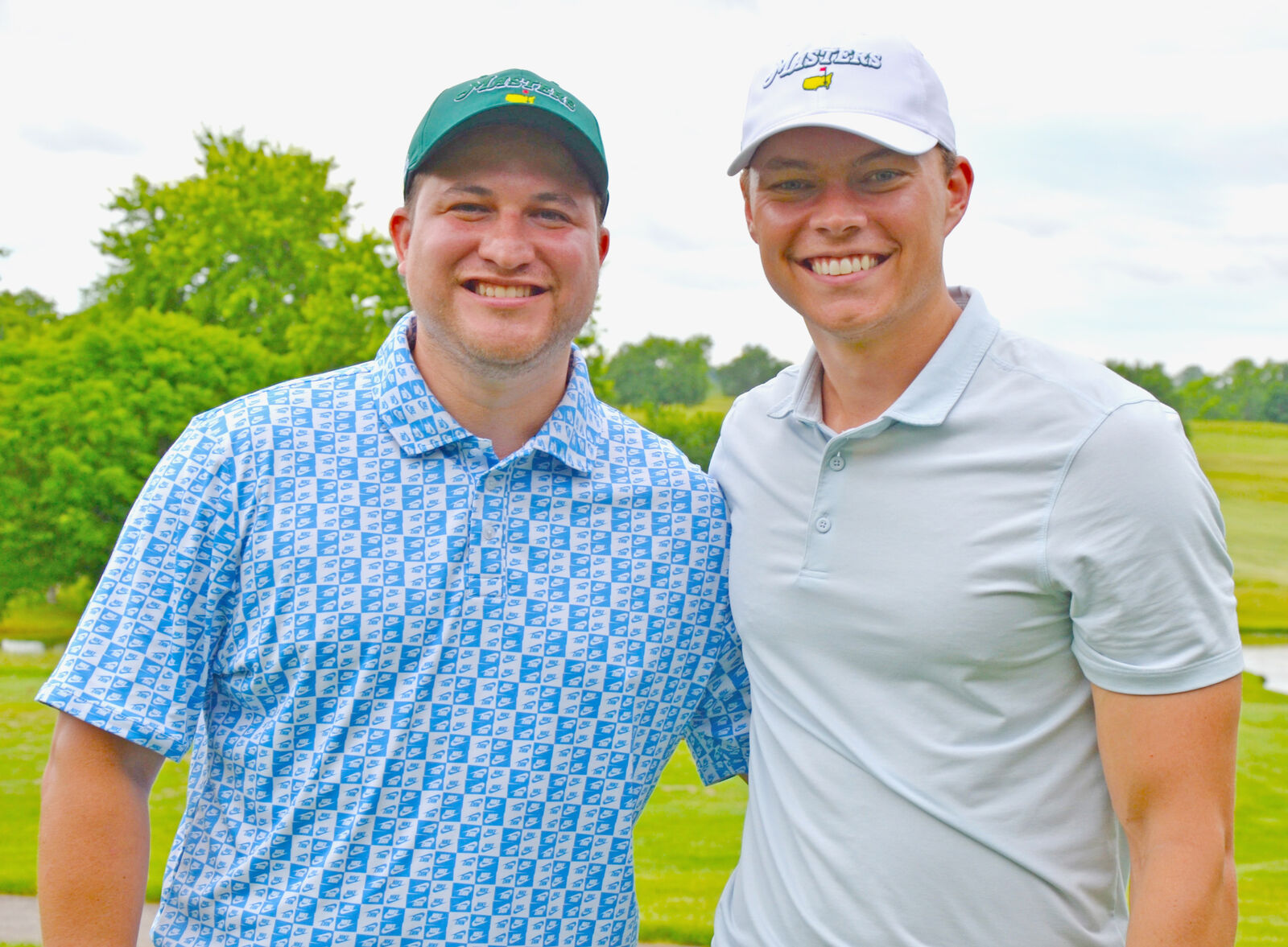 Recently graduated UK medical students Carlos Reyes and Colin Ryan played a round of golf before heading to residency.