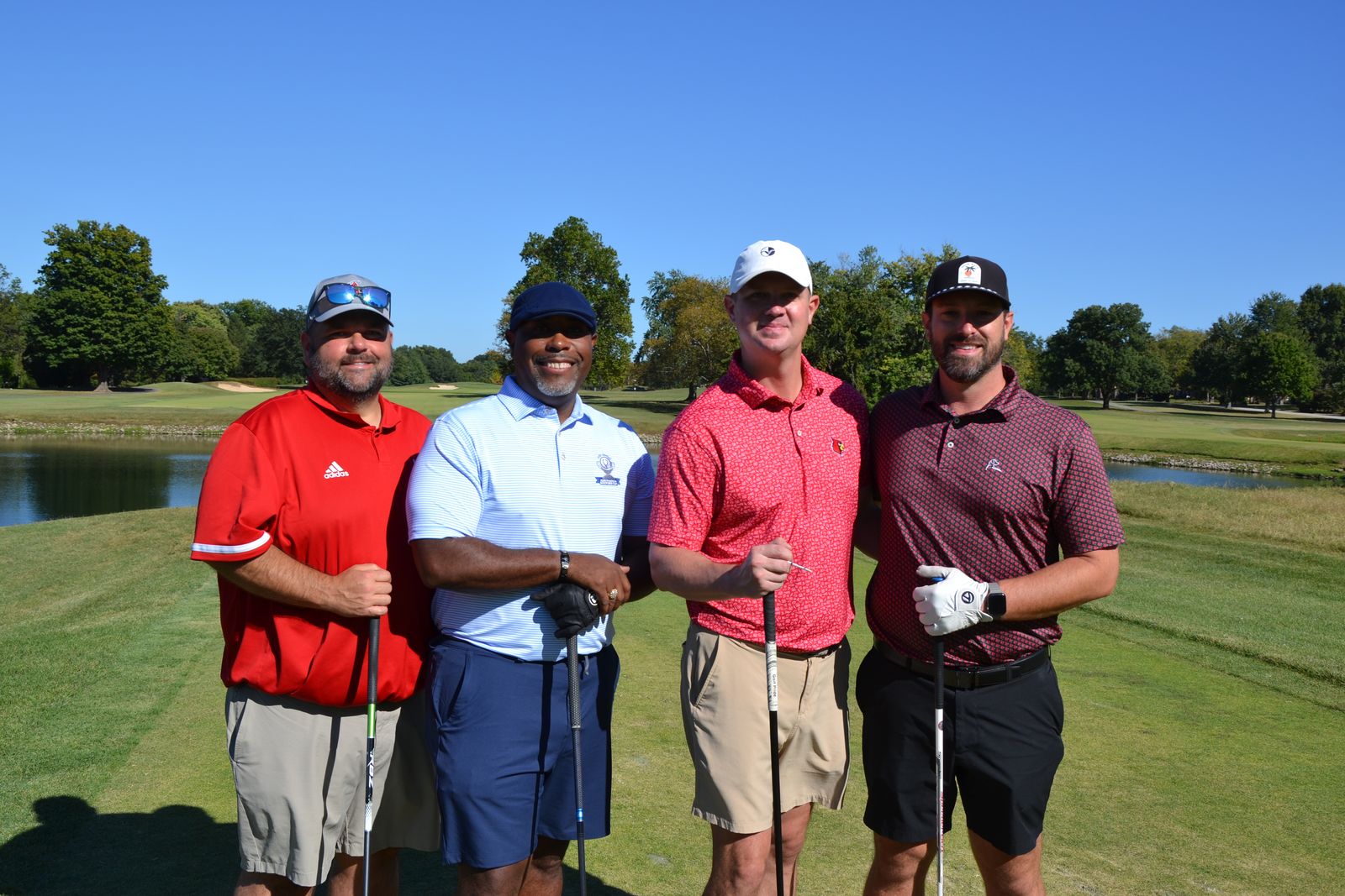 Playing for the UofL School of Medicine team