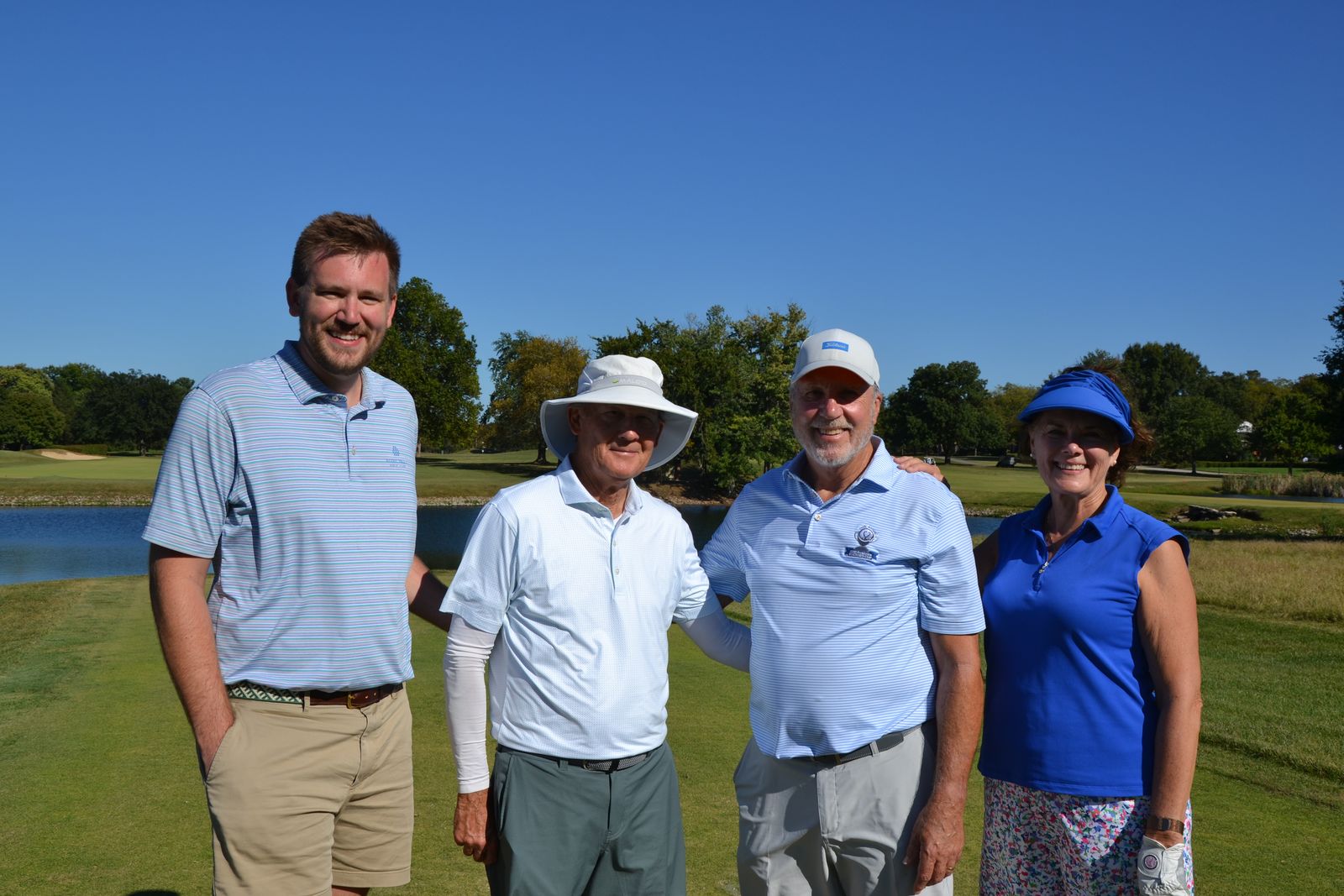 Doctor’s Cup cofounder Dr. Linda Gleis got her team together with David Bottom, Tim wood, and Steve Fackler.