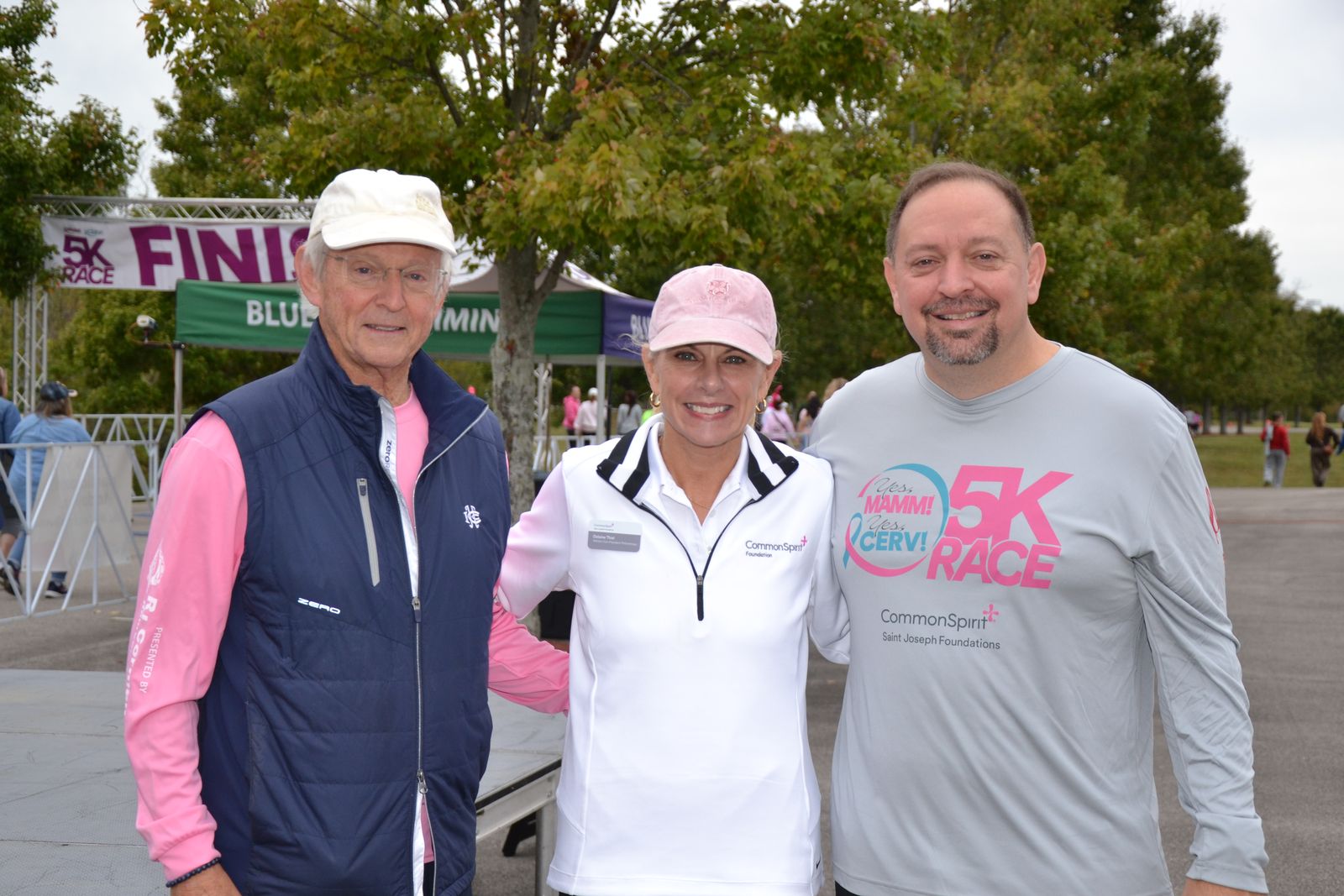 John Stewart, MD, Delaine Thiel, and Matt Grimshaw